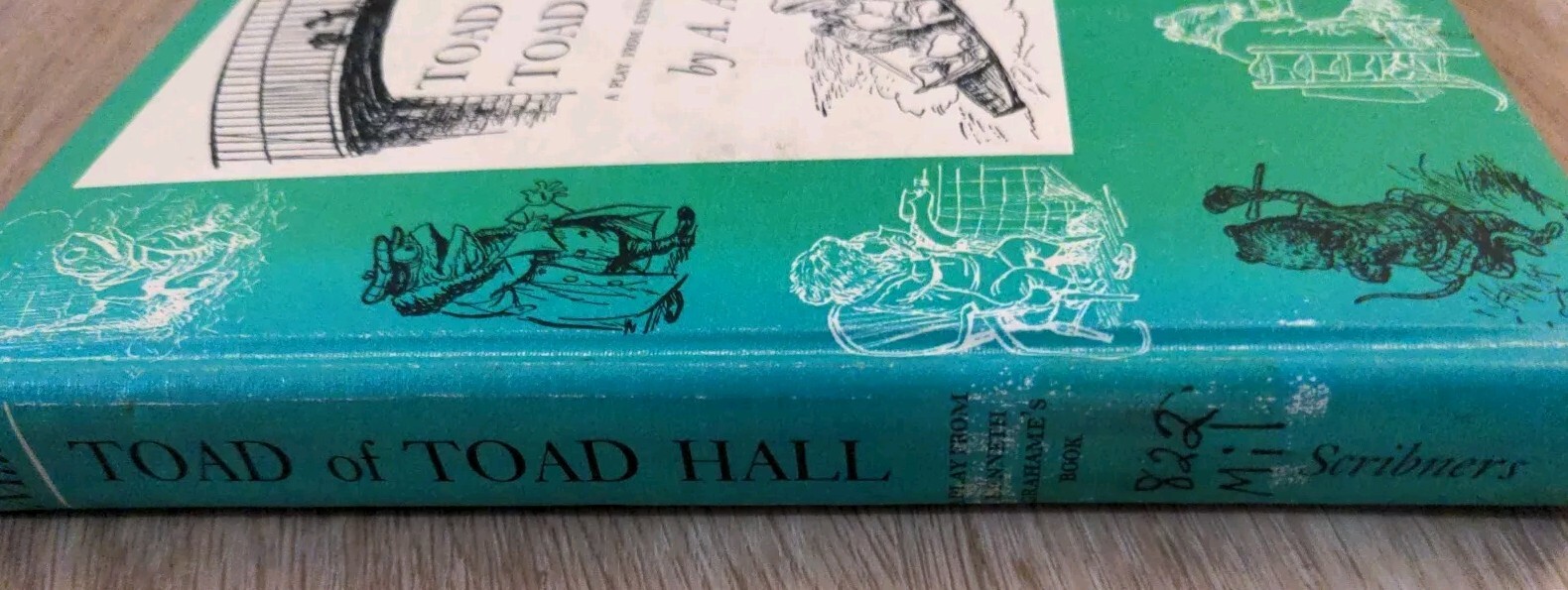 Vintage Toad of Toad Hall 1957 A A Milne a play by Kenneth Grahames Book
