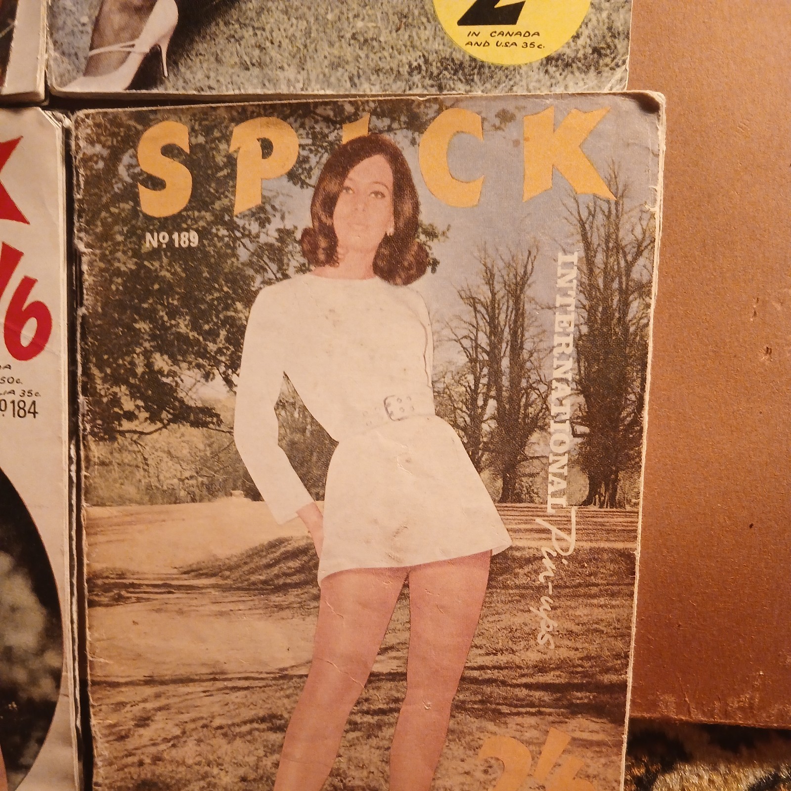 spick x4 Vintage Magazines Non Full Nudity