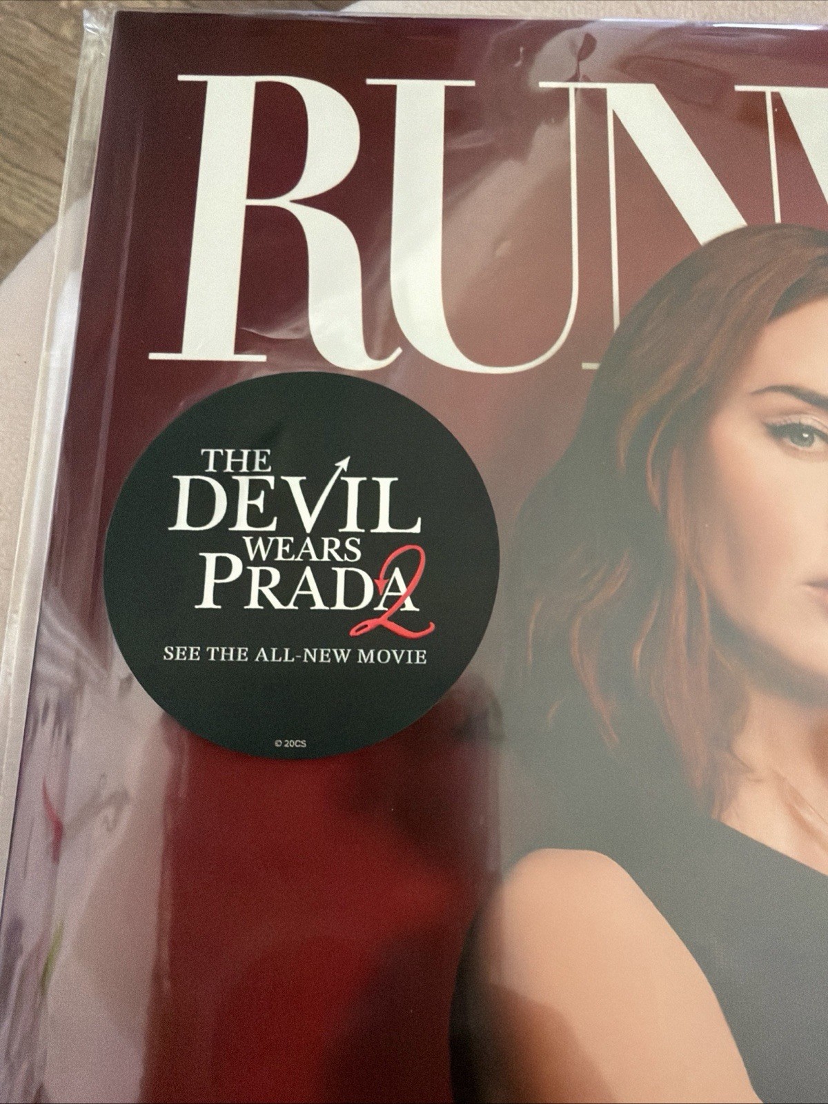 RARE The Devil Wears Prada 2 RUNWAY Magazine PROMO Collectible BRAND NEW SEALED