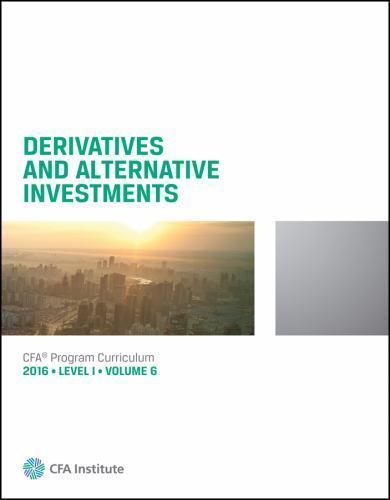 CFA Program Curriculum Level 1 2016 by CFA Institute