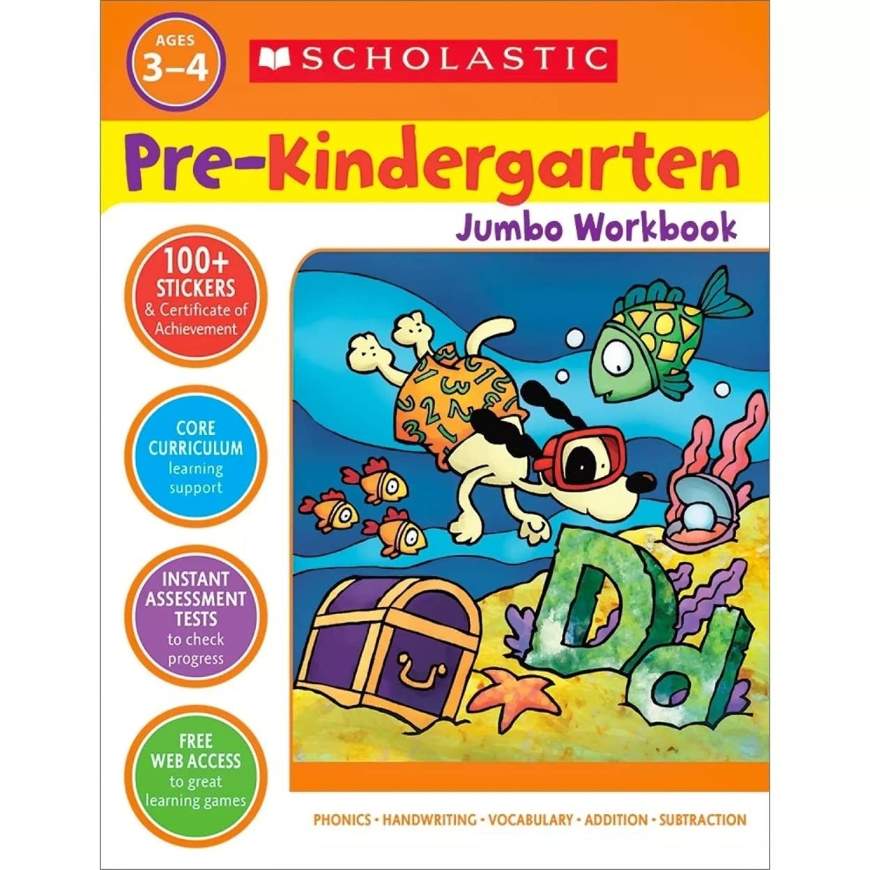 Scholastic Pre-Kindergarten Jumbo Workbook – unknown_binding Scholastic Inc.