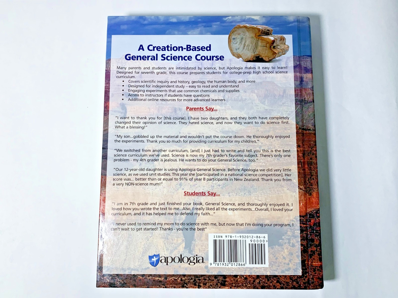 Exploring Creation With General Science Book And Solutions & Tests VERY GOOD