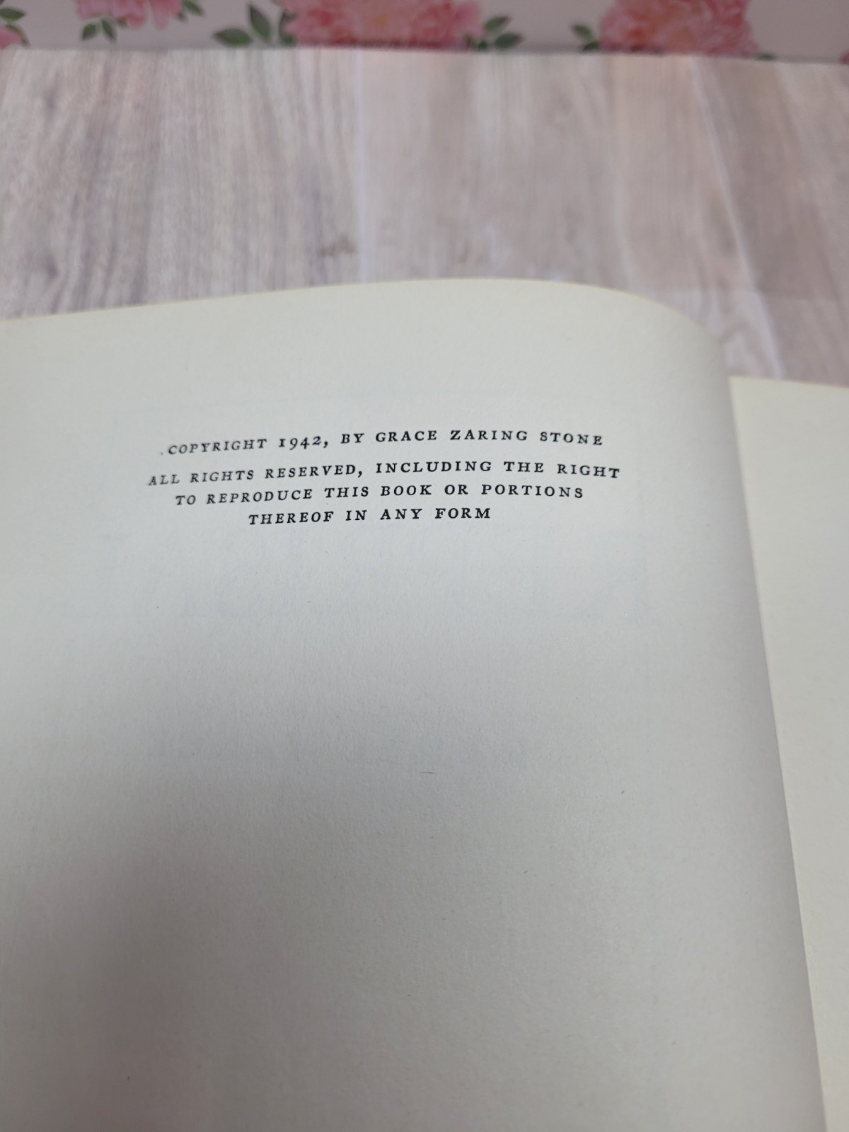 1942 Reprisal Ethel Vance Little Brown HC w/ Dust Jacket WWII Novel
