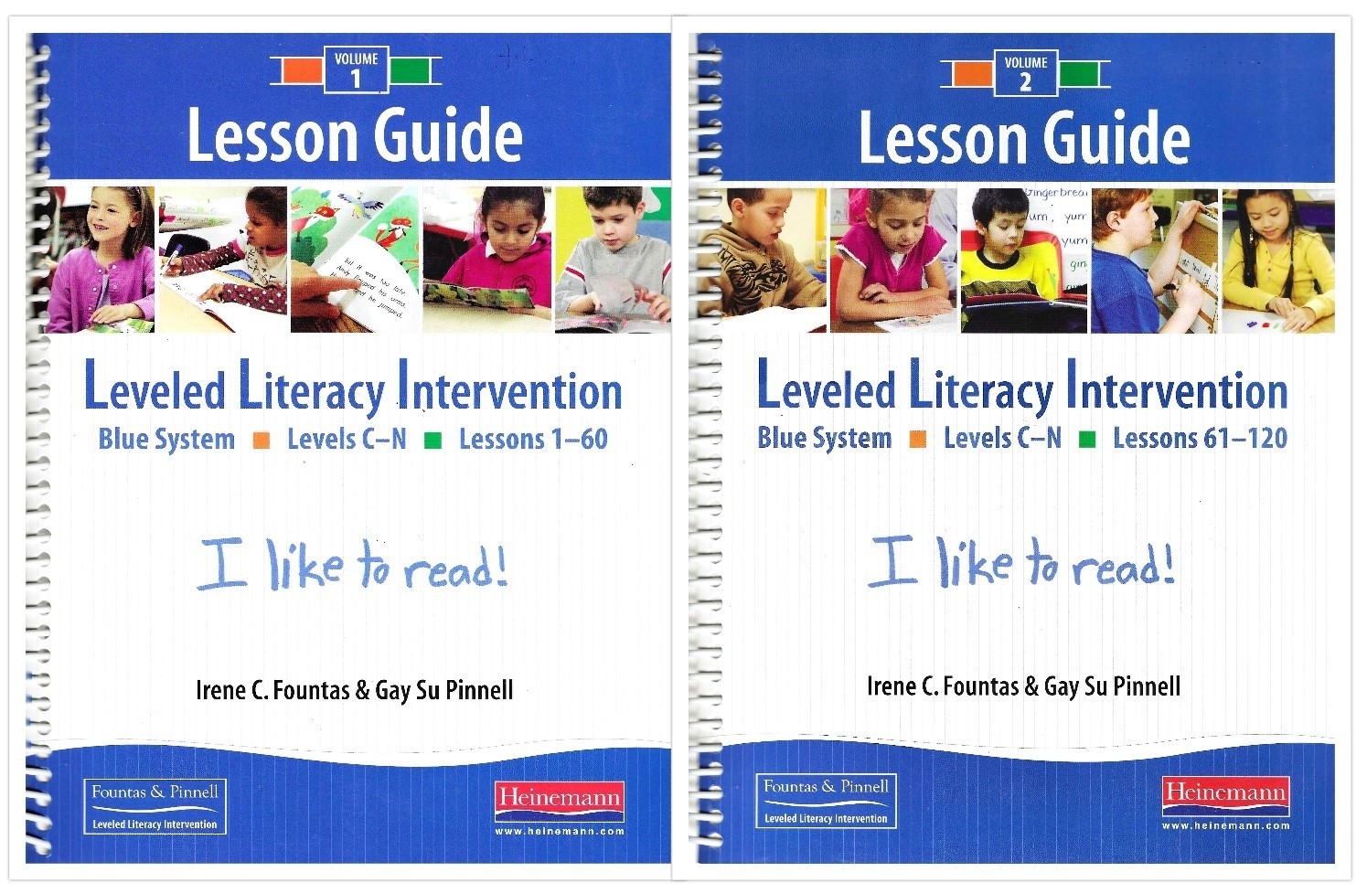 Leveled Literacy Intervention Lesson Guide Vol 1 & 2 Lessons 1-120 (Blue System)