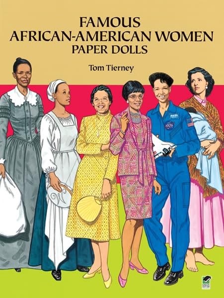 Famous African-American Women Paper Dolls – Tom Tierney – Very Good – See co…