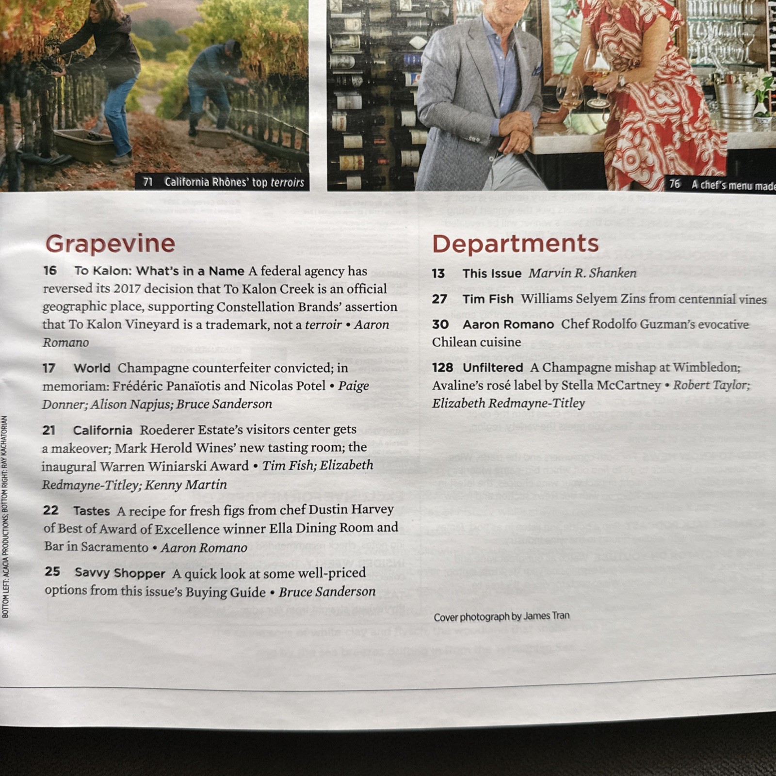 Wine Spectator Magazine October 15 31 2025 Bars Tasting Tuscany Spain California