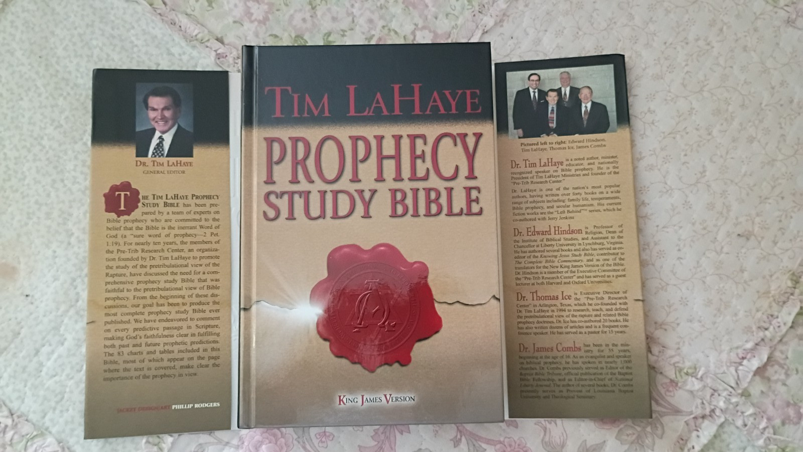 KJV Tim LaHaye Prophecy Study Bible, Hardcover, Thumb Indexed