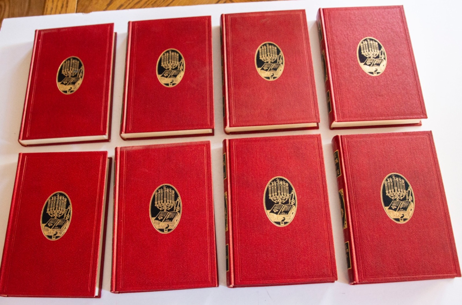 Book of Life-Hall & Wood, Editors-1956 Illustrated Bible Study-8 Vol Set-VG