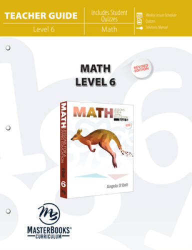 Math Level 6 (Teacher Guide) (Math Lessons for a Living Education) – GOOD