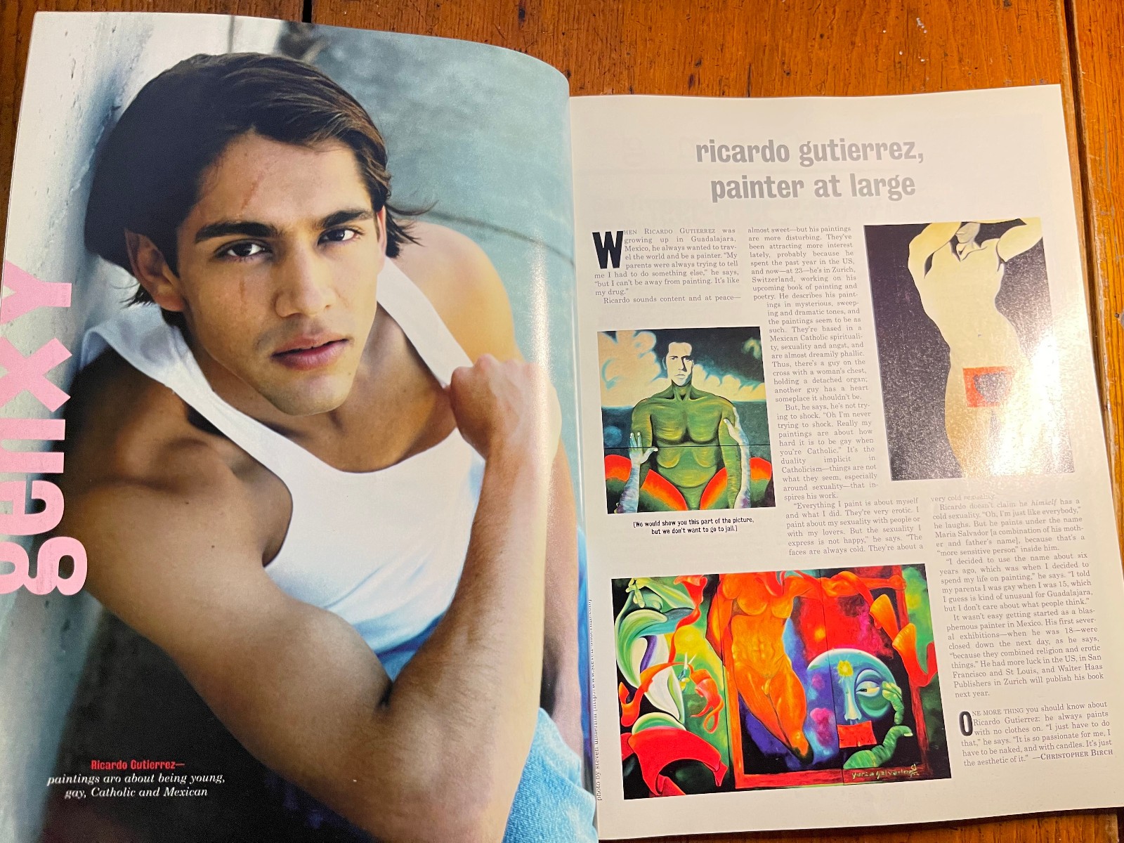 RARE Vintage XY Gay Magazine Number Ten December 1997 &lsquo;Calfornia&rsquo; Joshua Pucket