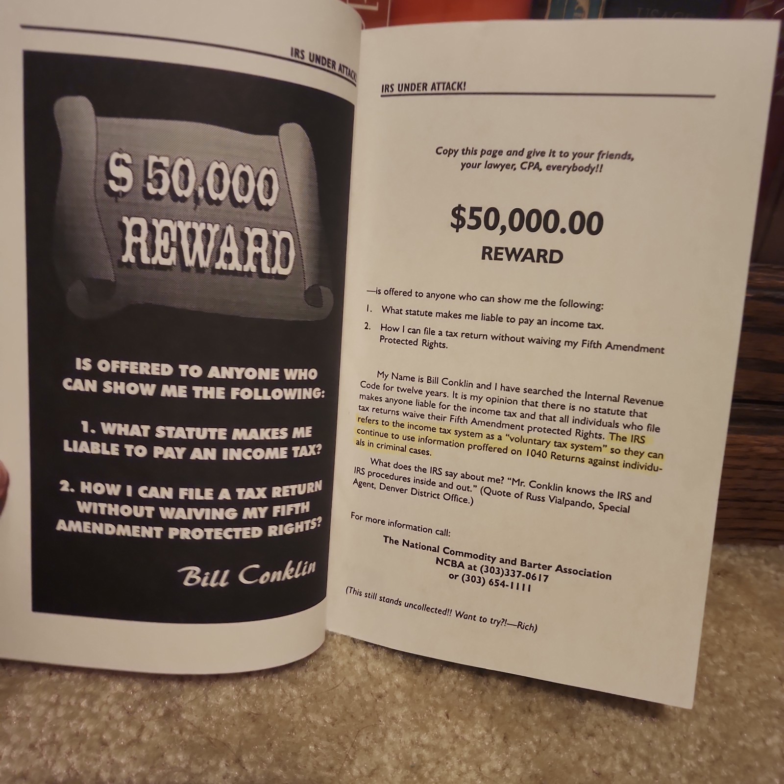 IRS Under Attack! For Illegal Activities by Richard A. Bellon