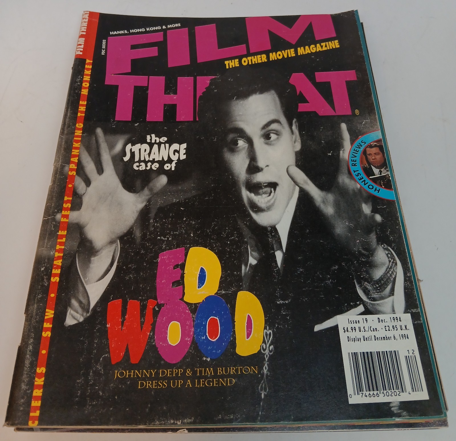 Film Threat Video Guide /FILM THREAT Magazine Lot 5 issues ED WOOD Banned Films