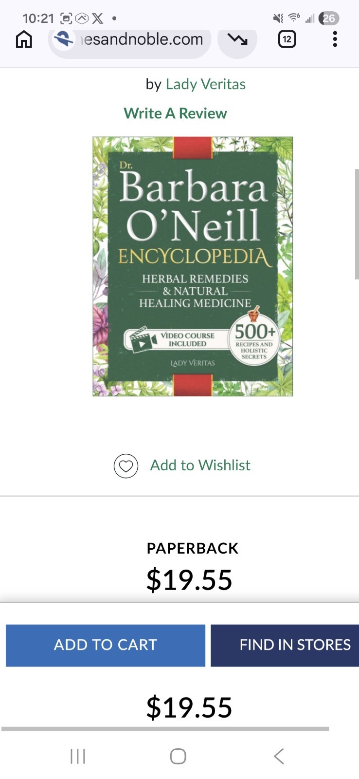 Dr. Barbara O&rsquo;Neill Herbal Remedies & Natural Medicine Encyclopedia: A Self: New