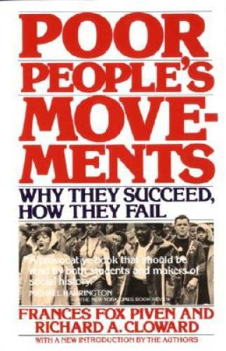 Poor People&rsquo;s Movements: Why They Succeed, How They Fail – Paperback – GOOD