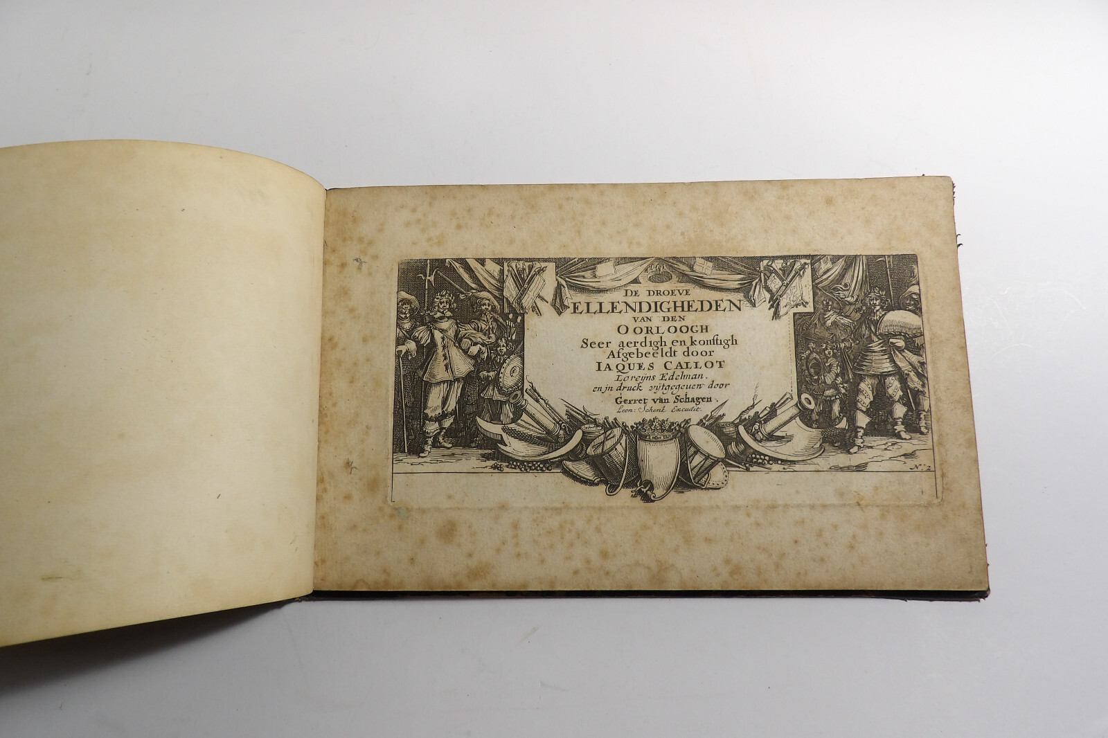 De Droeve Ellendigheden van den Oorlock Callot, Jacques 18 PLATES