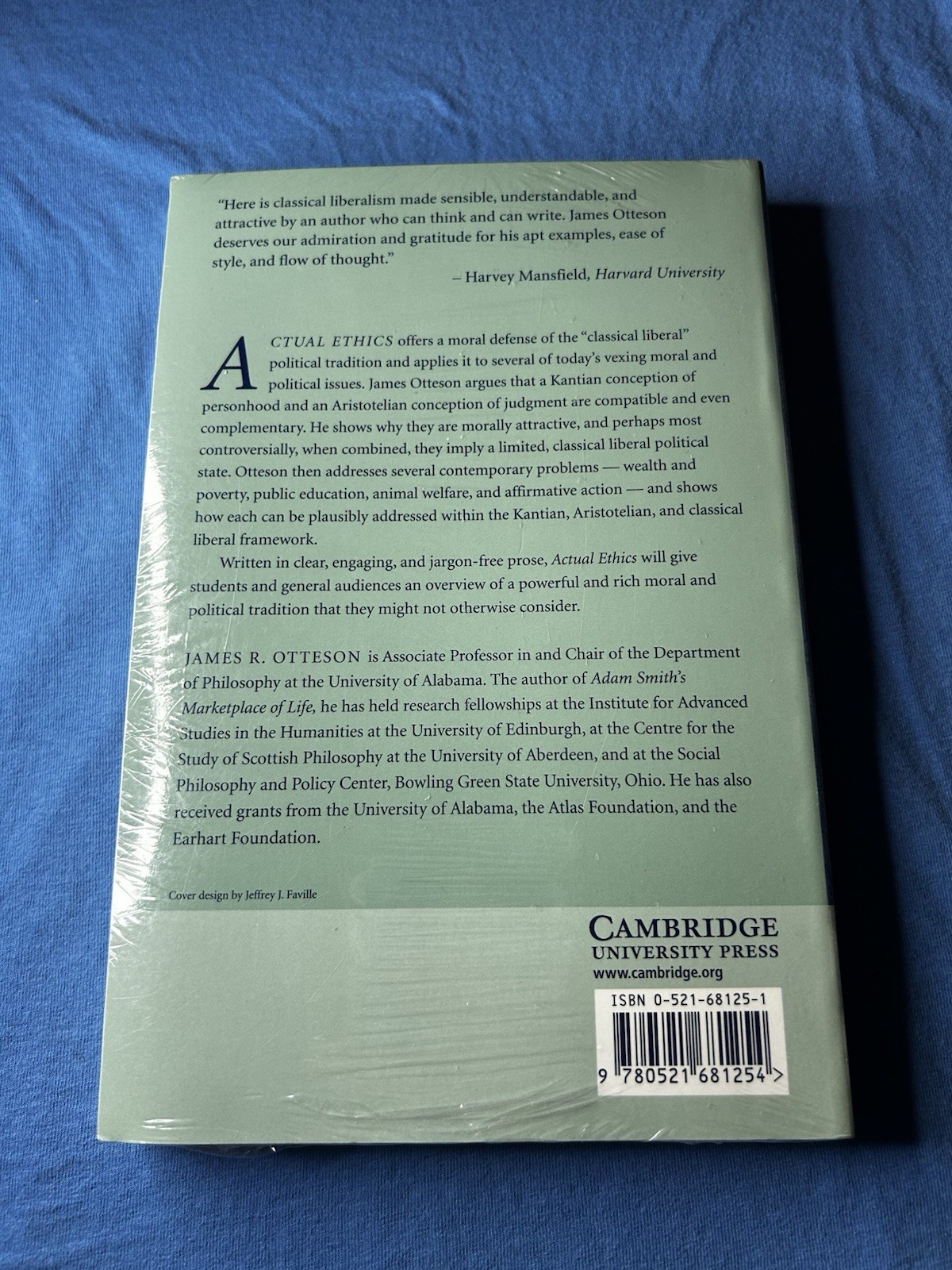 Actual Ethics by James R. Otteson (2006, Perfect)