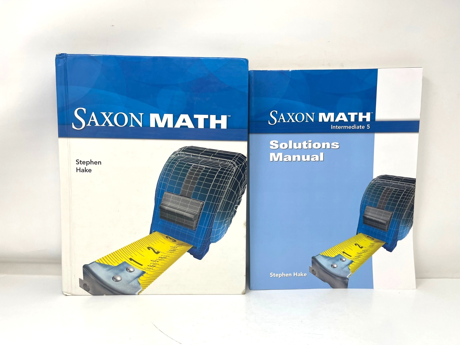 Saxon Math Intermediate 5 Student Textbook & Solutions Manual Stephen Hake