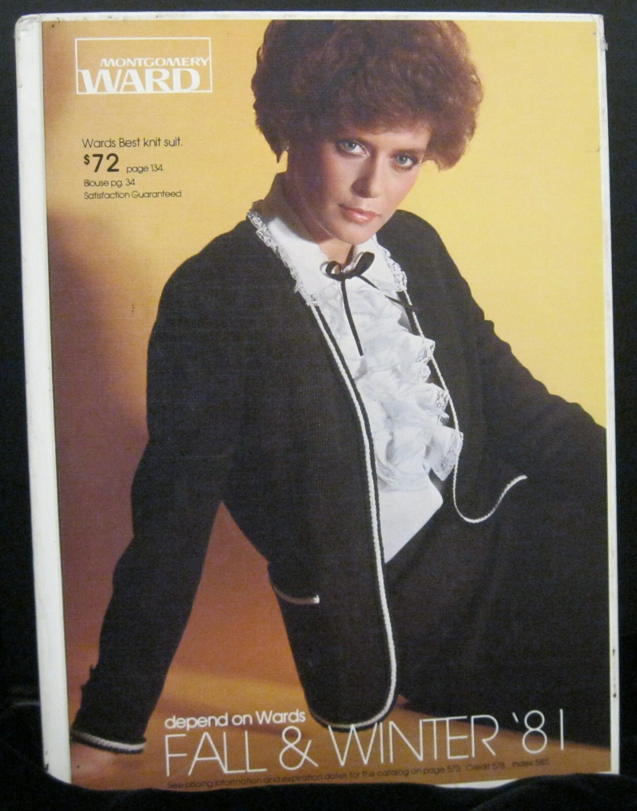 MONTGOMERY WARD VINTAGE FALL & WINTER 1981 CATALOG HARDBACK CLOTHING 1,347 PAGES