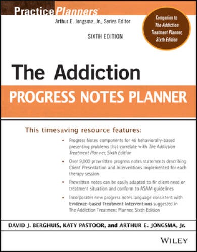 The Addiction Progress Notes Planner (PracticePlanners) – Paperback – VERY GOOD