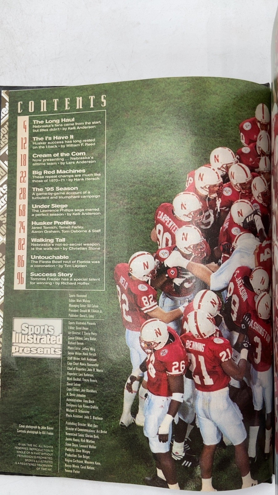 Champions Again! Nebraska 1995 Hardcover Special Collector&rsquo;s Edition 1996