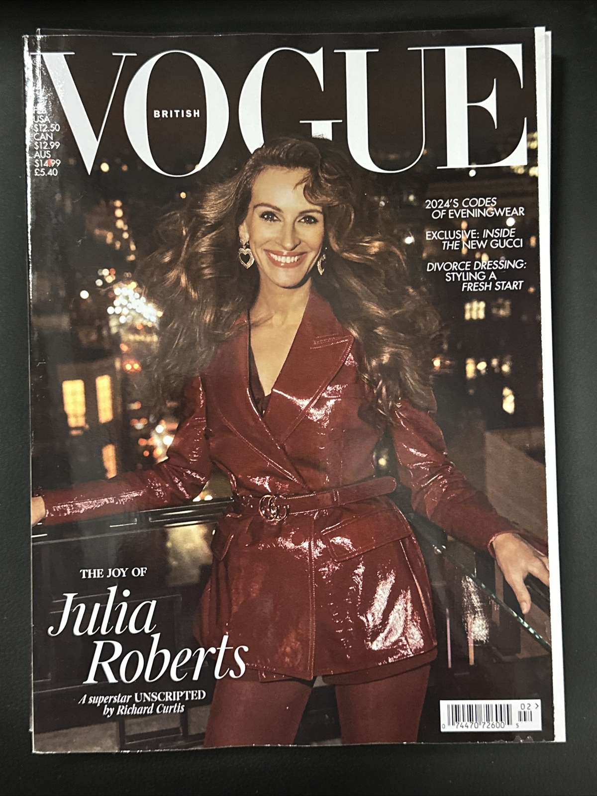 British Vogue Magazine UK February 2024 Julia Roberts