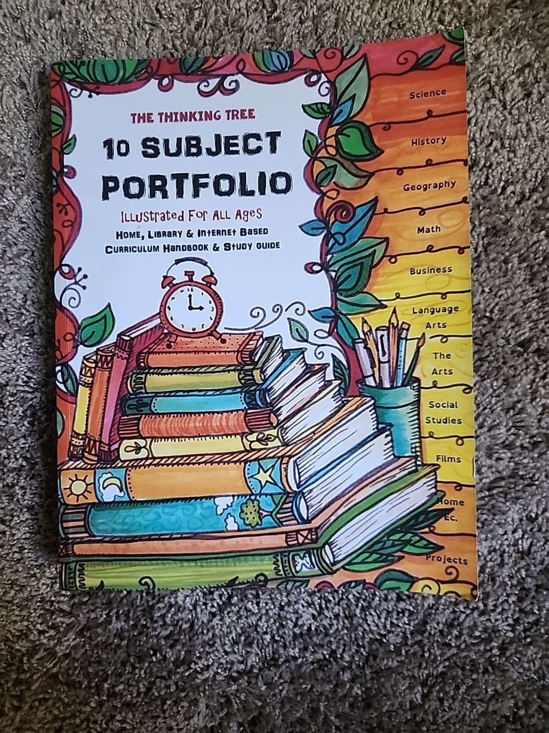 Thinking Tree – 10 Subject Portfolio : 1 Year Plan – Illustrated for All Ages –