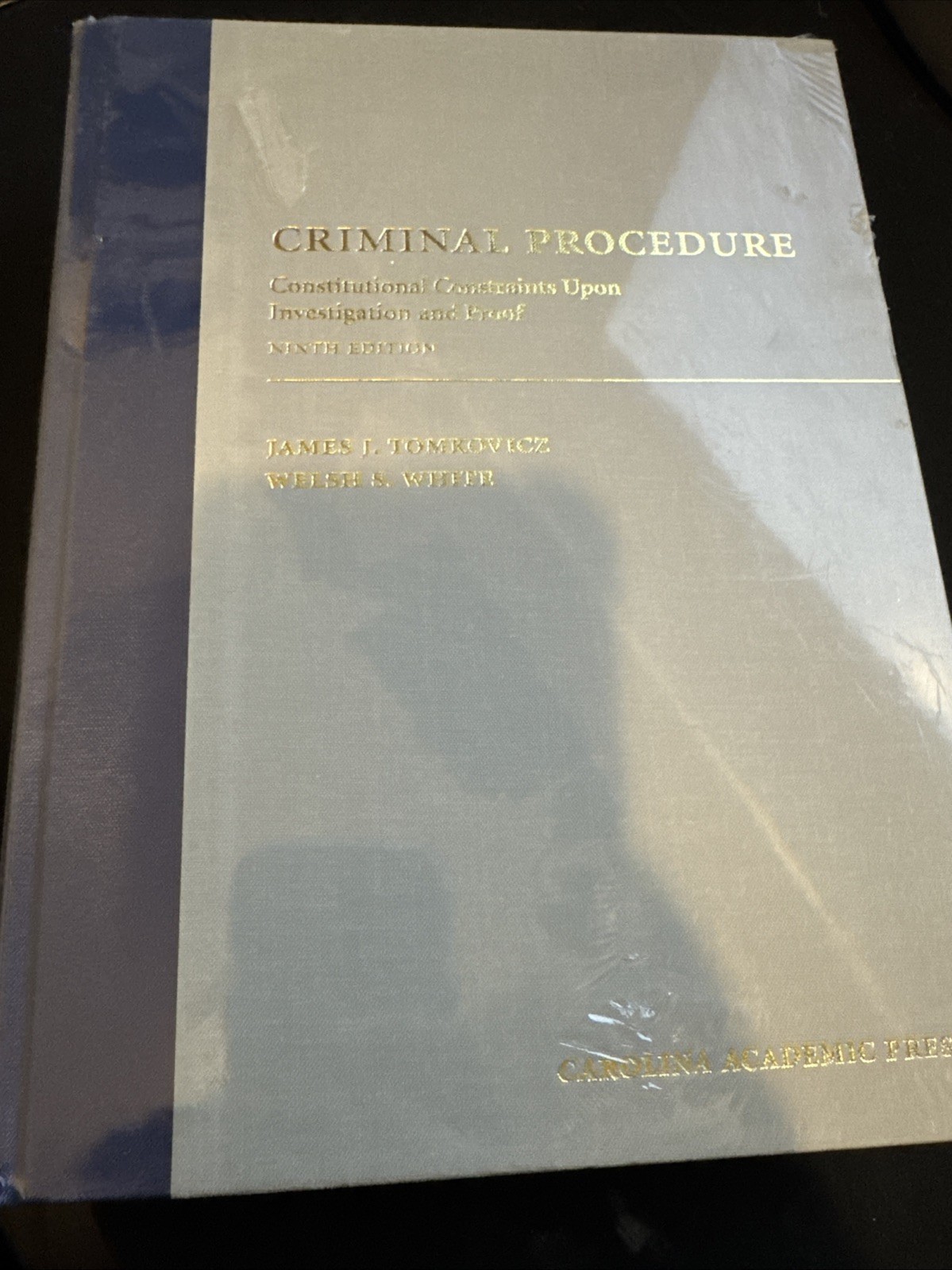 Criminal Procedure: – Hardcover, by Tomkovicz James; White – Very Good d