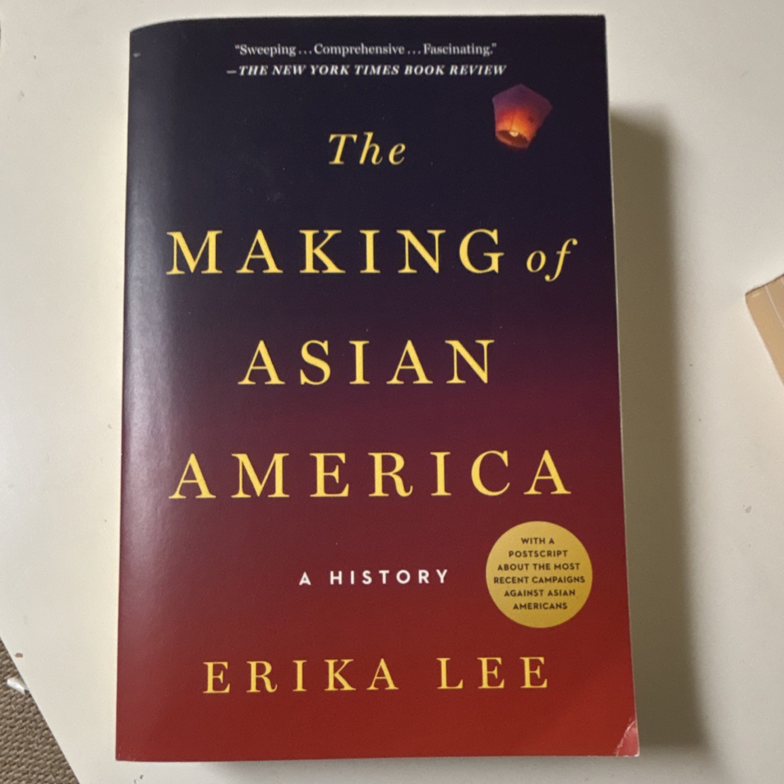 Simon & Schuster The Making of Asian America Erika Lee Paperback History Book