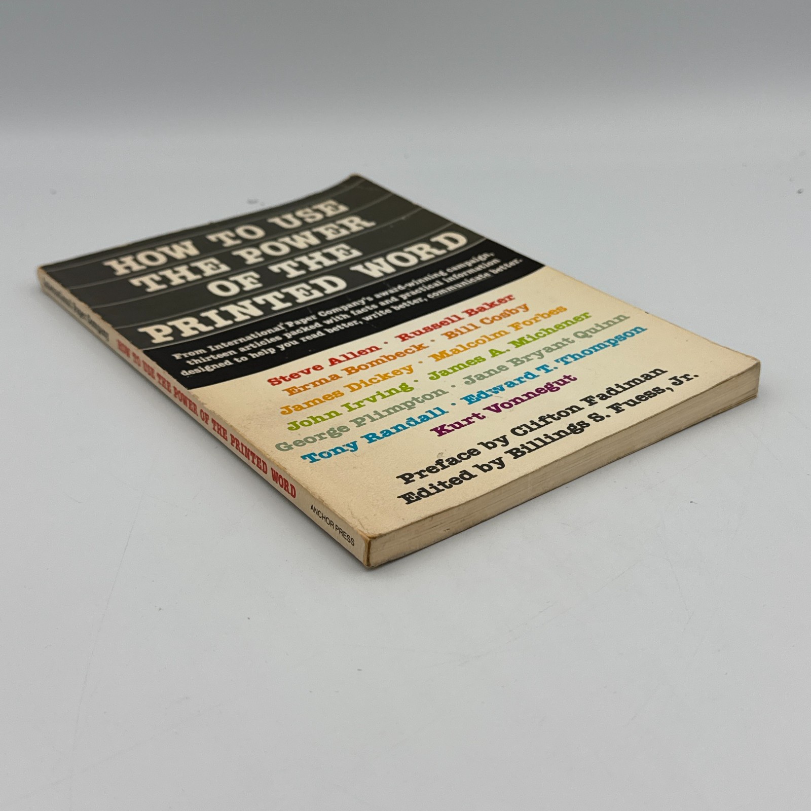 How to Use the Power of the Printed Word Paperback 1985 International Paper Co