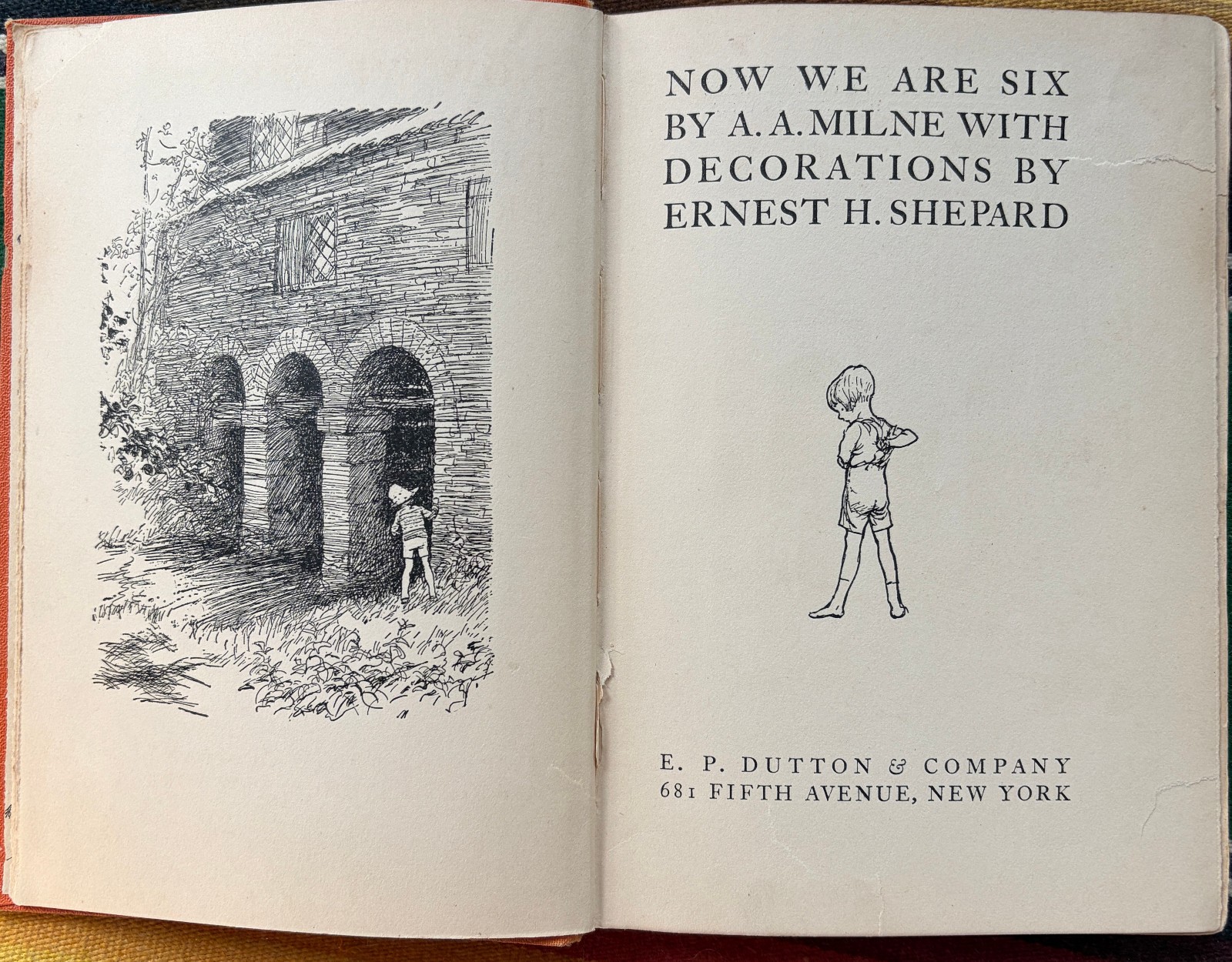 Now We Are Six First American Edition A.A. Milne 1927
