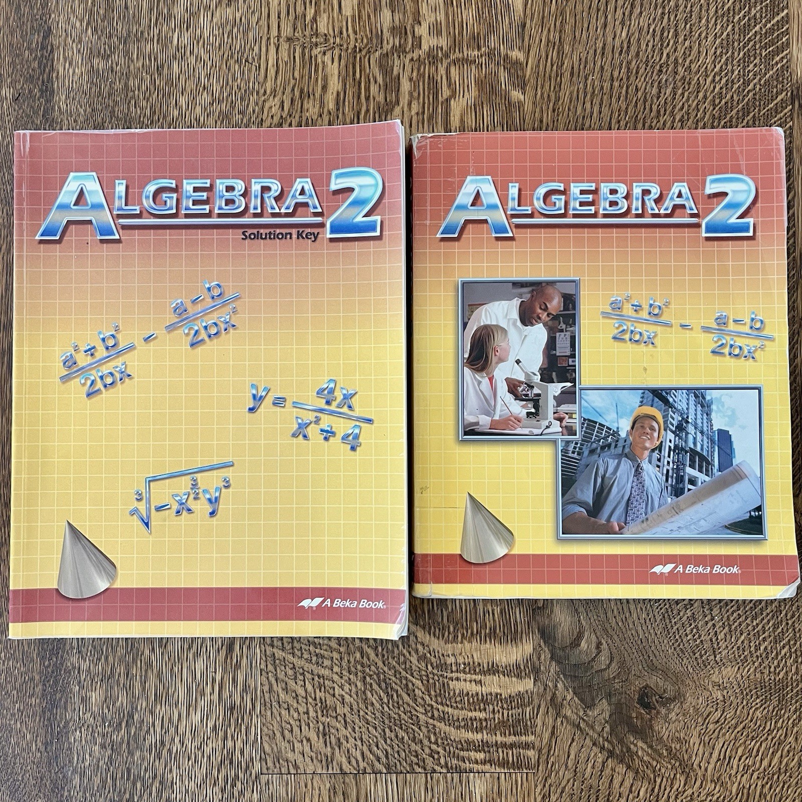 Abeka Algebra 2 Textbook and Solution Key Set 2nd Edition 2004 Homeschool