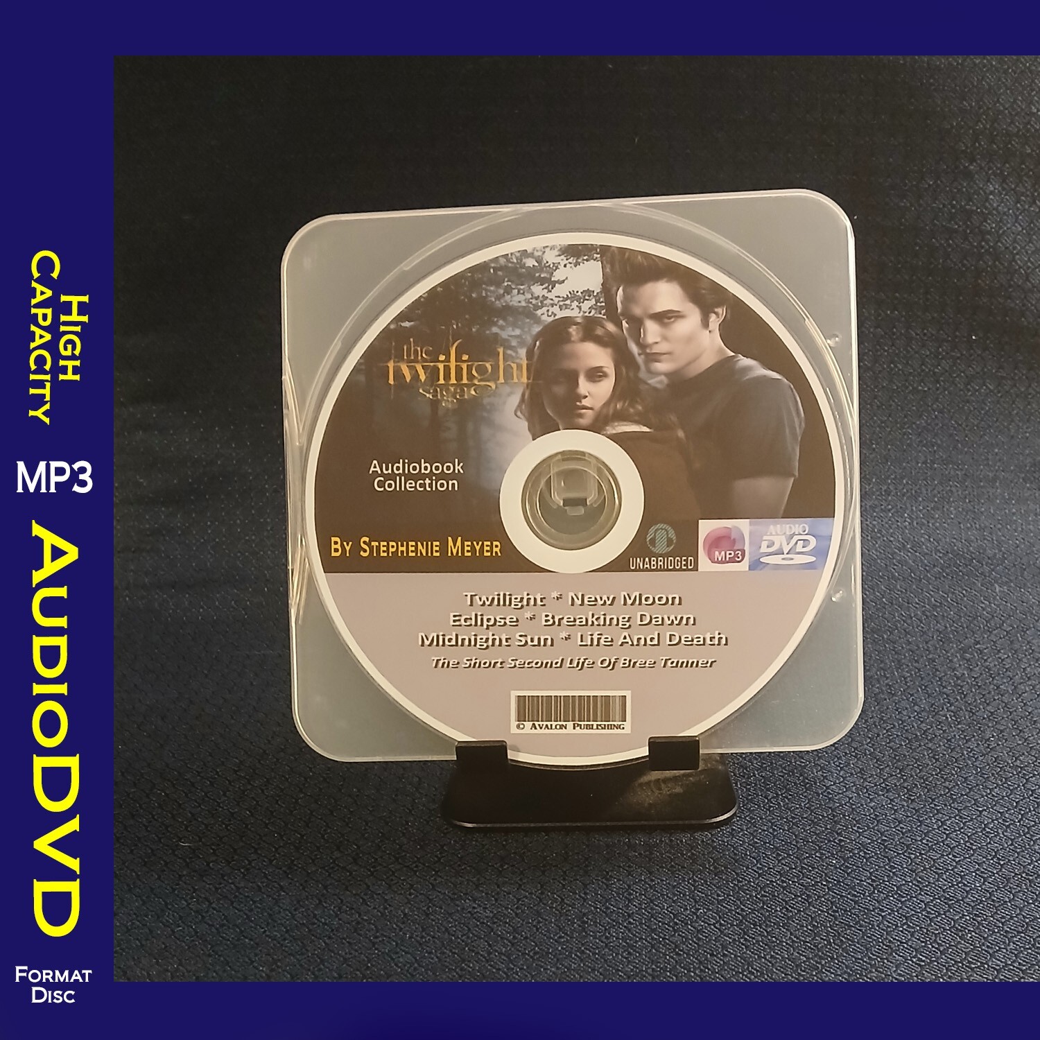 The TWILIGHT Series By Stephenie Meyer – 7 MP3 Audiobook Collection