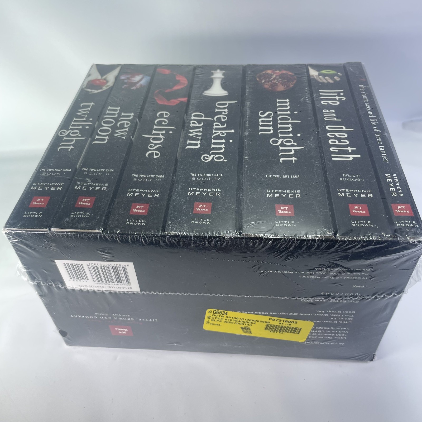 Stephenie Meyer The Complete Twilight Saga Edward Jacob Collector Set 7 Books