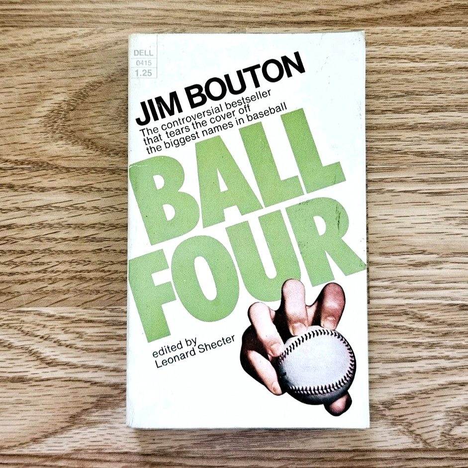 Ball Four by Jim Bouton 3rd Edition 1971 Baseball Paperback Book