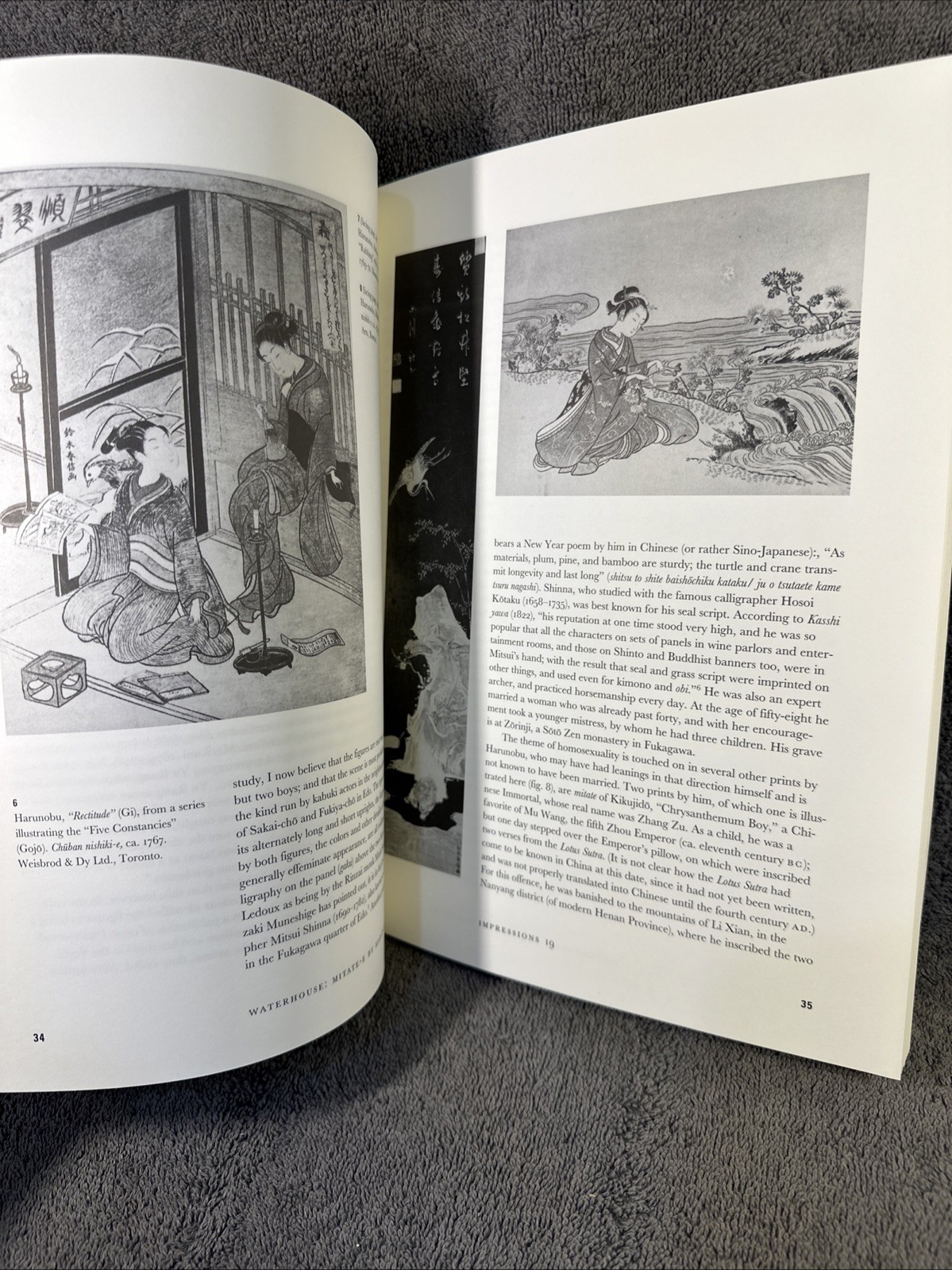 Impressions The Journal Of The Ukiyo E Society of America 1997 Paperback #19