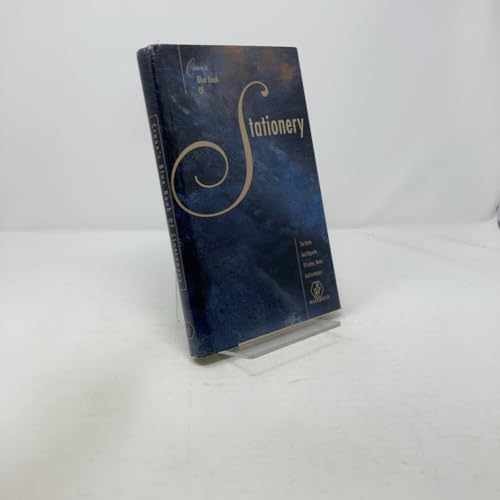 Crane&rsquo;s Blue Book of Stationery – Hardcover, by Feinberg Steven – Very Good b