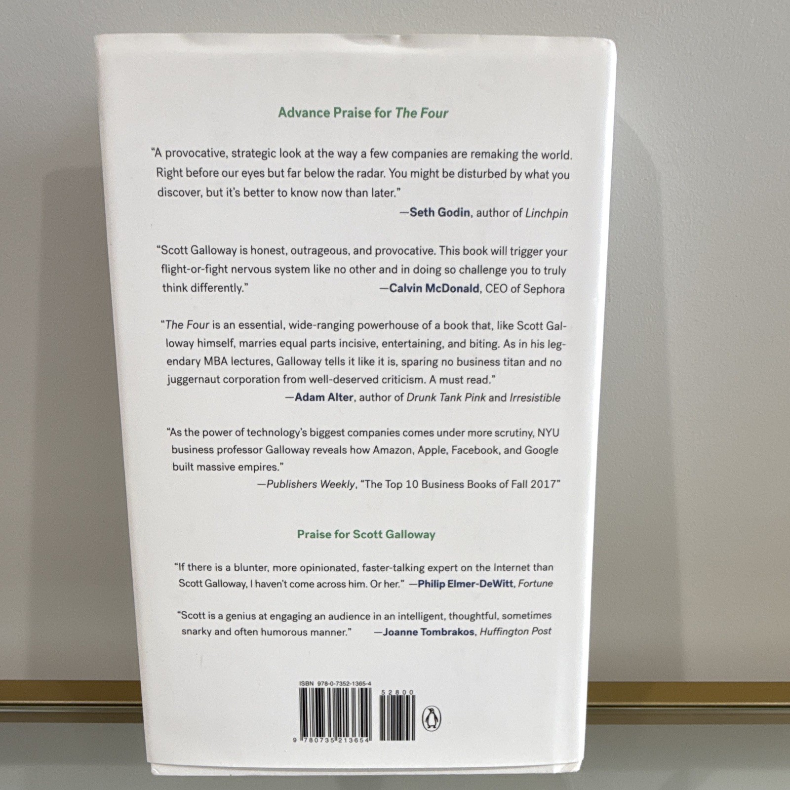 Scott Galloway The Four Hidden DNA of Amazon Apple Facebook Google HC