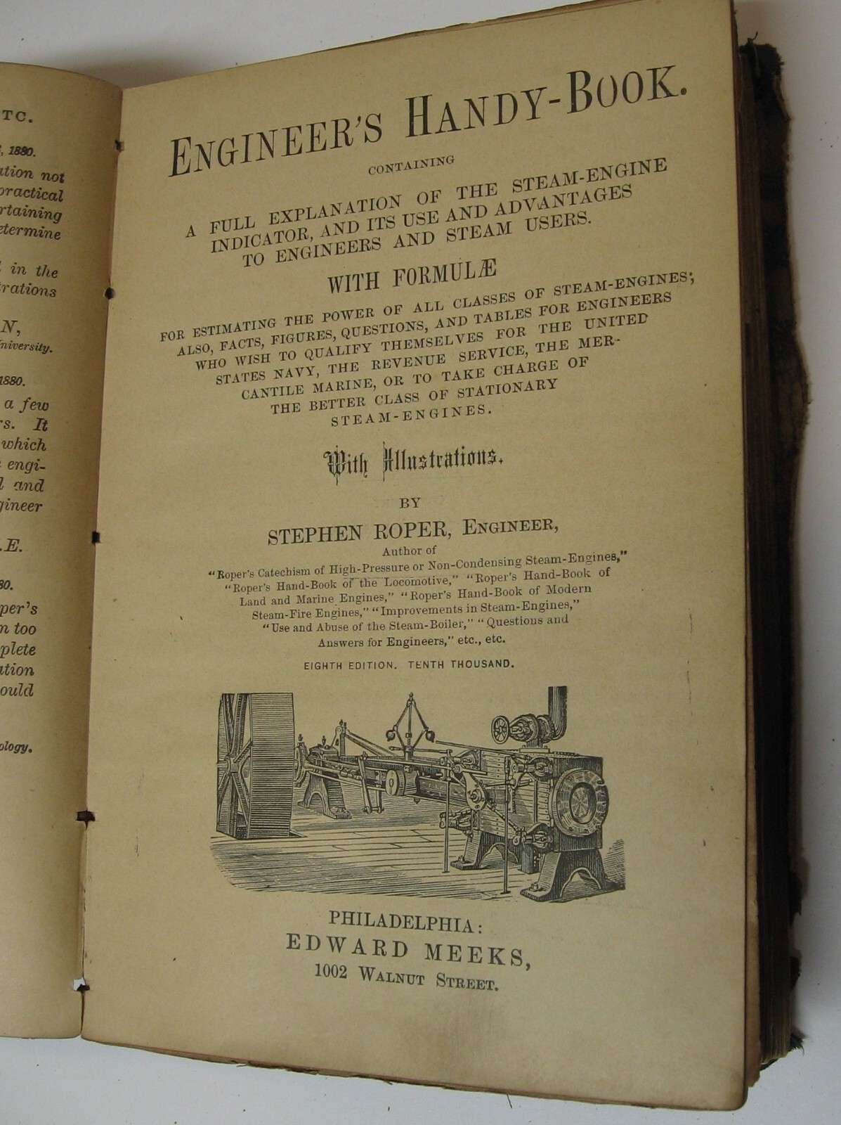 Engineer&rsquo;s Handbook 8th Edition Leather cover 1881 10K Short Print-Stephen Roper