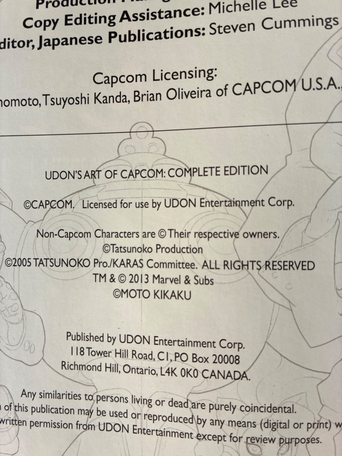 UDON&rsquo;s Art Of Capcom Complete Edition Hardcover Book 2014 600 Pages.