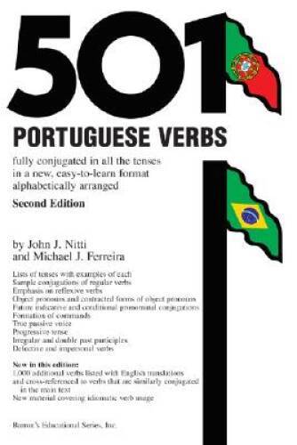 501 Portuguese Verbs (Barron&rsquo;s 501 Portuguese Verbs) – Paperback – VERY GOOD