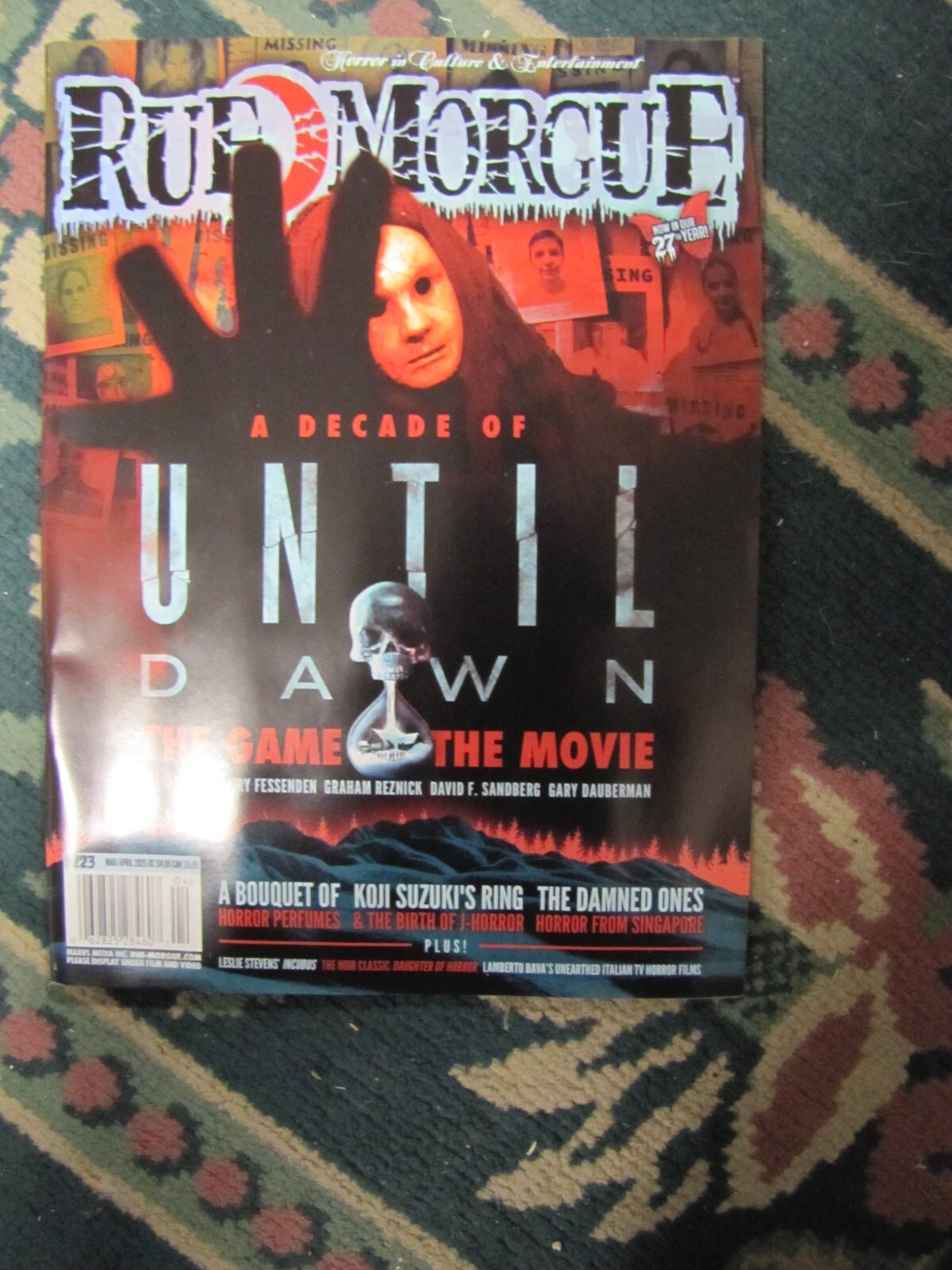 Rue Morgue 223 Uncirculated A Decade Of Until Dawn The Game, The Movie