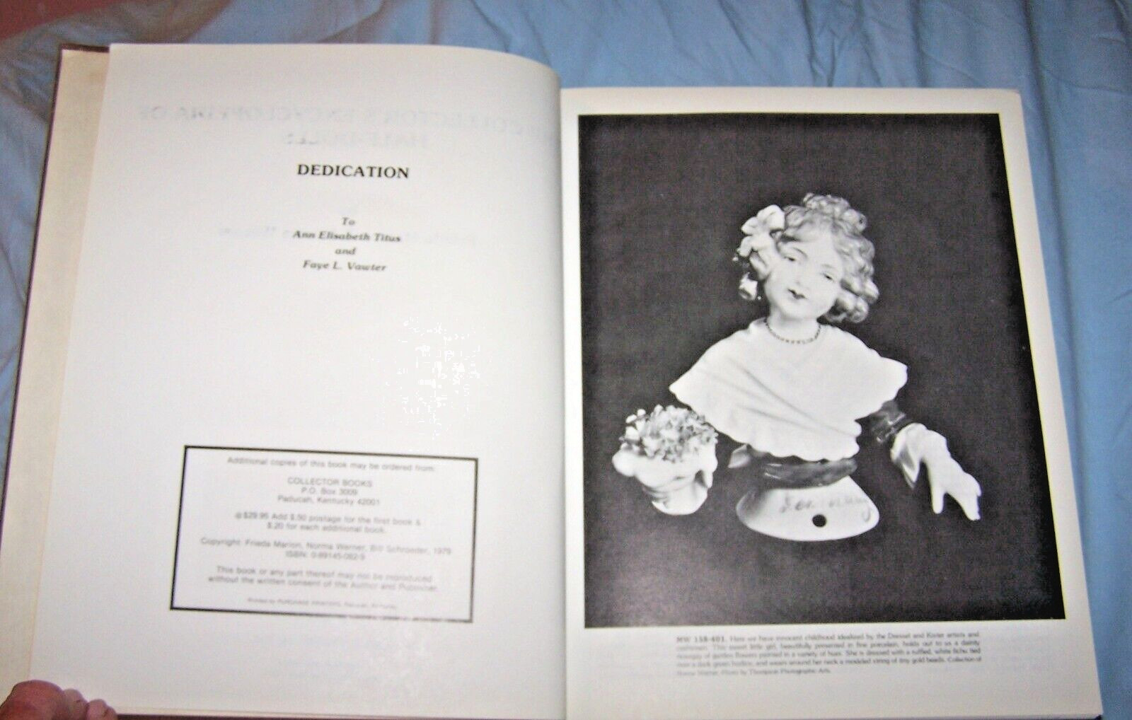 Collector&rsquo;s Encyclopedia of Half-Dolls HD w/dj -Frieda Marion-1979-608 pages