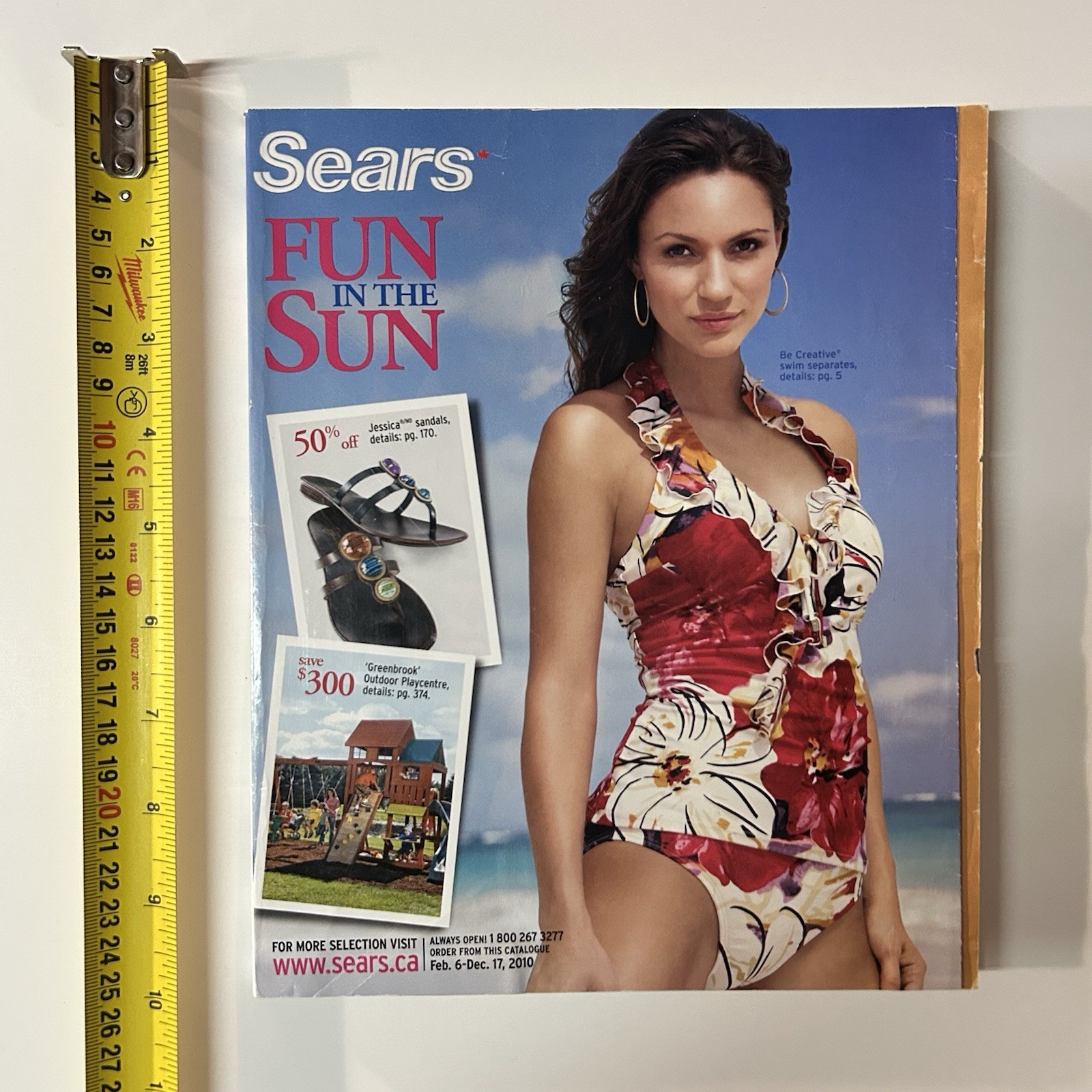 2010 SEARS Summer Catalogue Advertisement Book New Old Stock 406 Pages