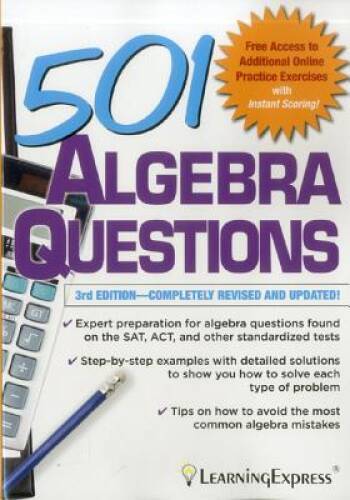 501 Algebra Questions (501 Series) – Paperback By LearningExpress, LLC – GOOD