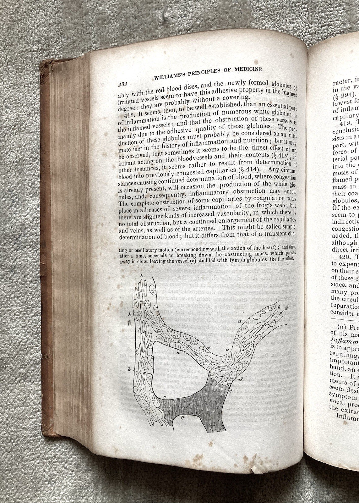 Antique, Principles Of Medicine, 1844, C. Williams MD, Pathology, Therapeutics