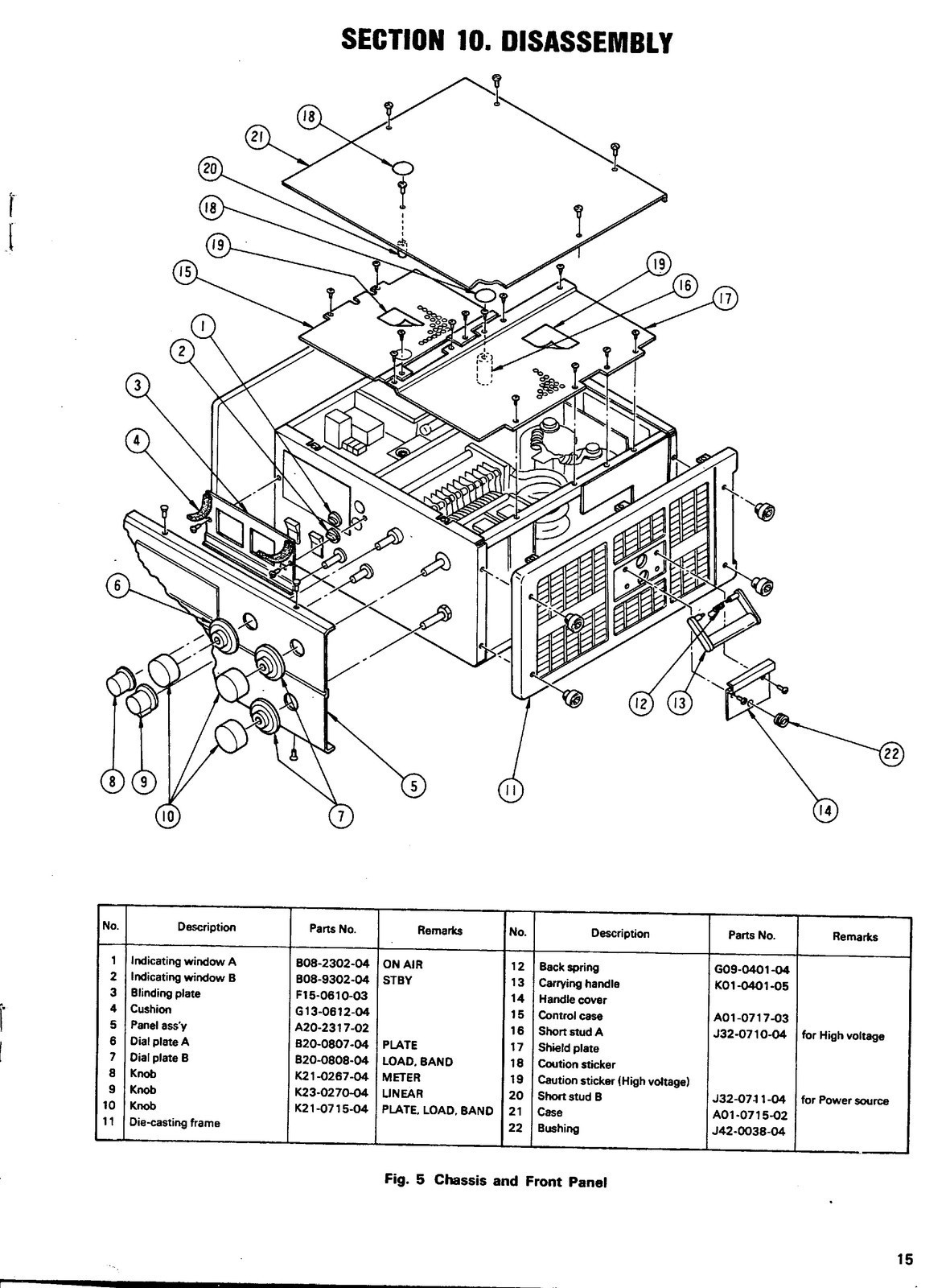 KENWOOD TL-922 HF Linear Amplifier Service Manual, SPIRAL BINDING – TOUGH JACKET