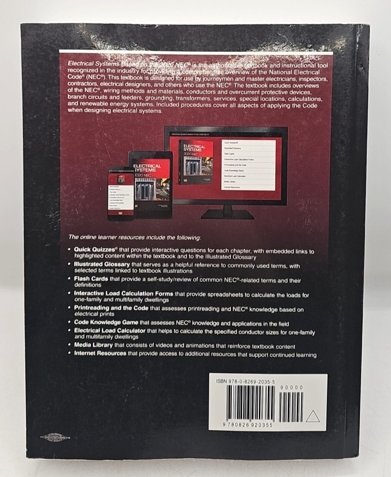 Electrical Systems Based On The 2020 NEC ATP Callanan Wusinich Paperback
