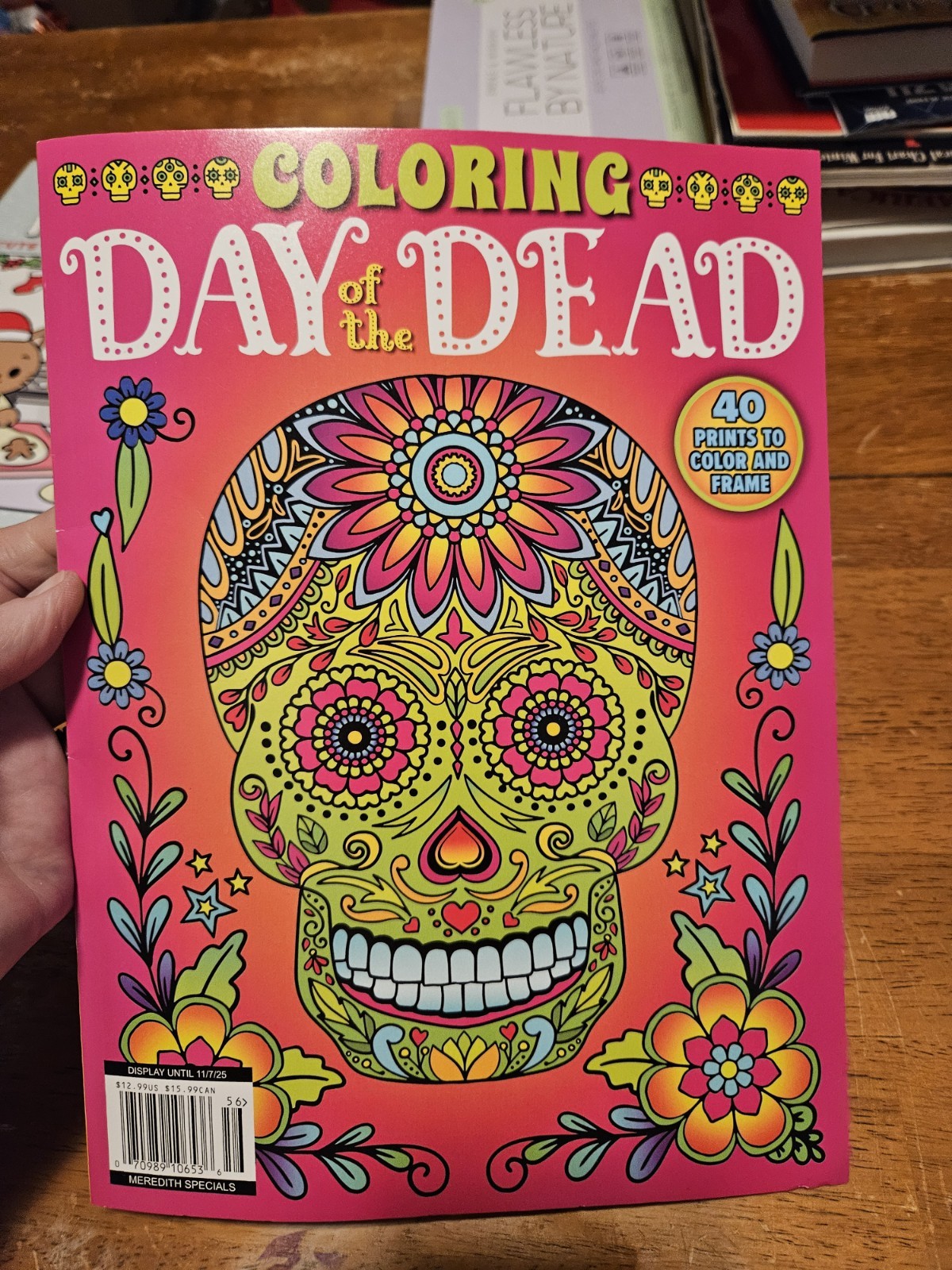 Meredith Specials Coloring Day of the Dead Illustrated Paperback Adults Holiday