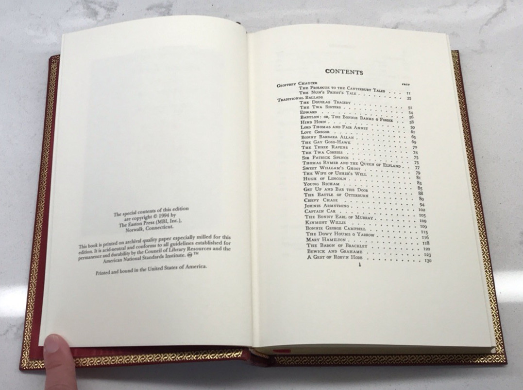 Easton Press Harvard Classics Millennium Ed English Poetry 3 Volume Set 1-3