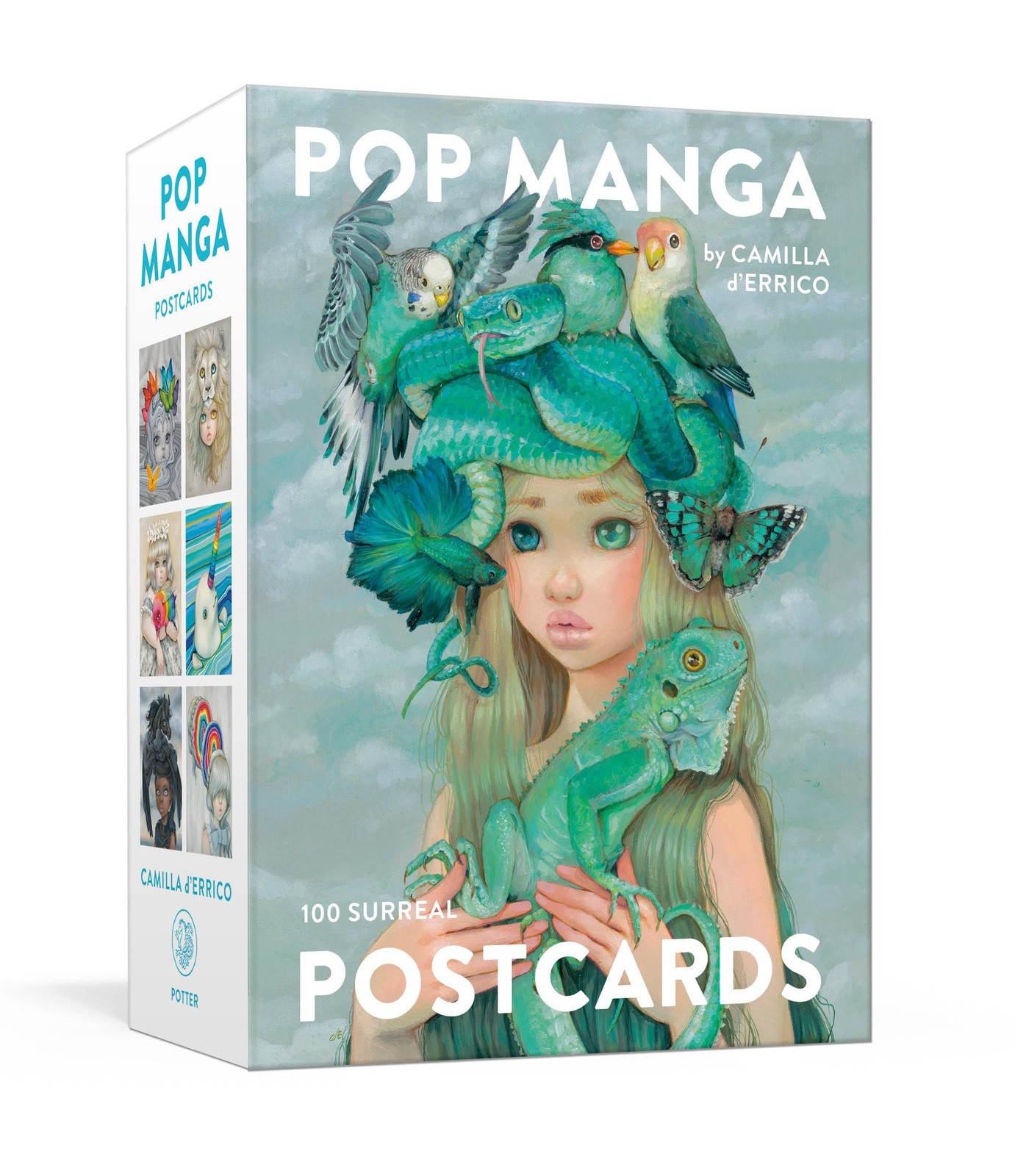 Pop Manga Postcards: 100 Surreal Postcards, d&rsquo;Errico, Camilla, Excellent Book